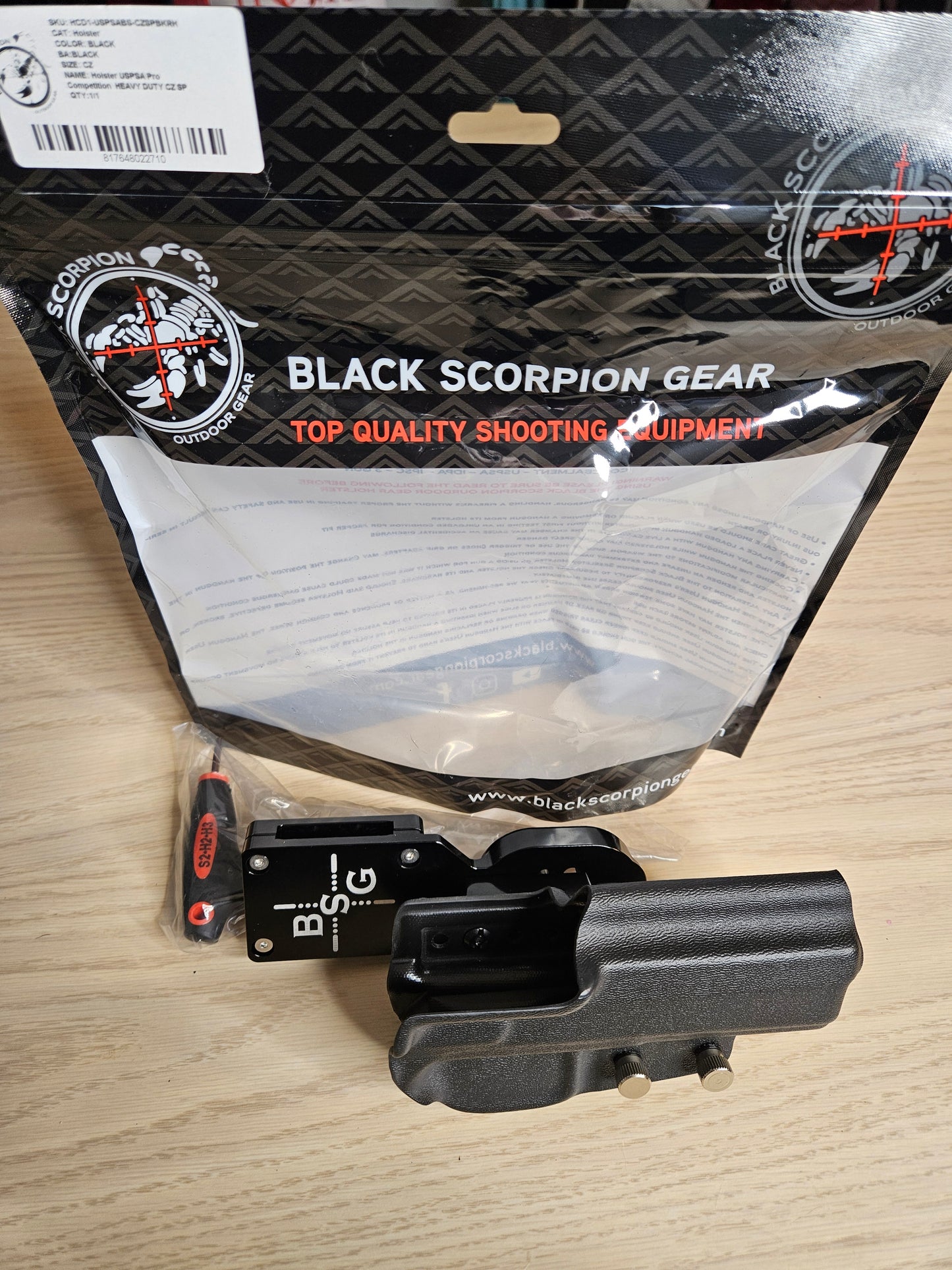 BLACK SCORPION CZ SHADOW 2 HOLSTER