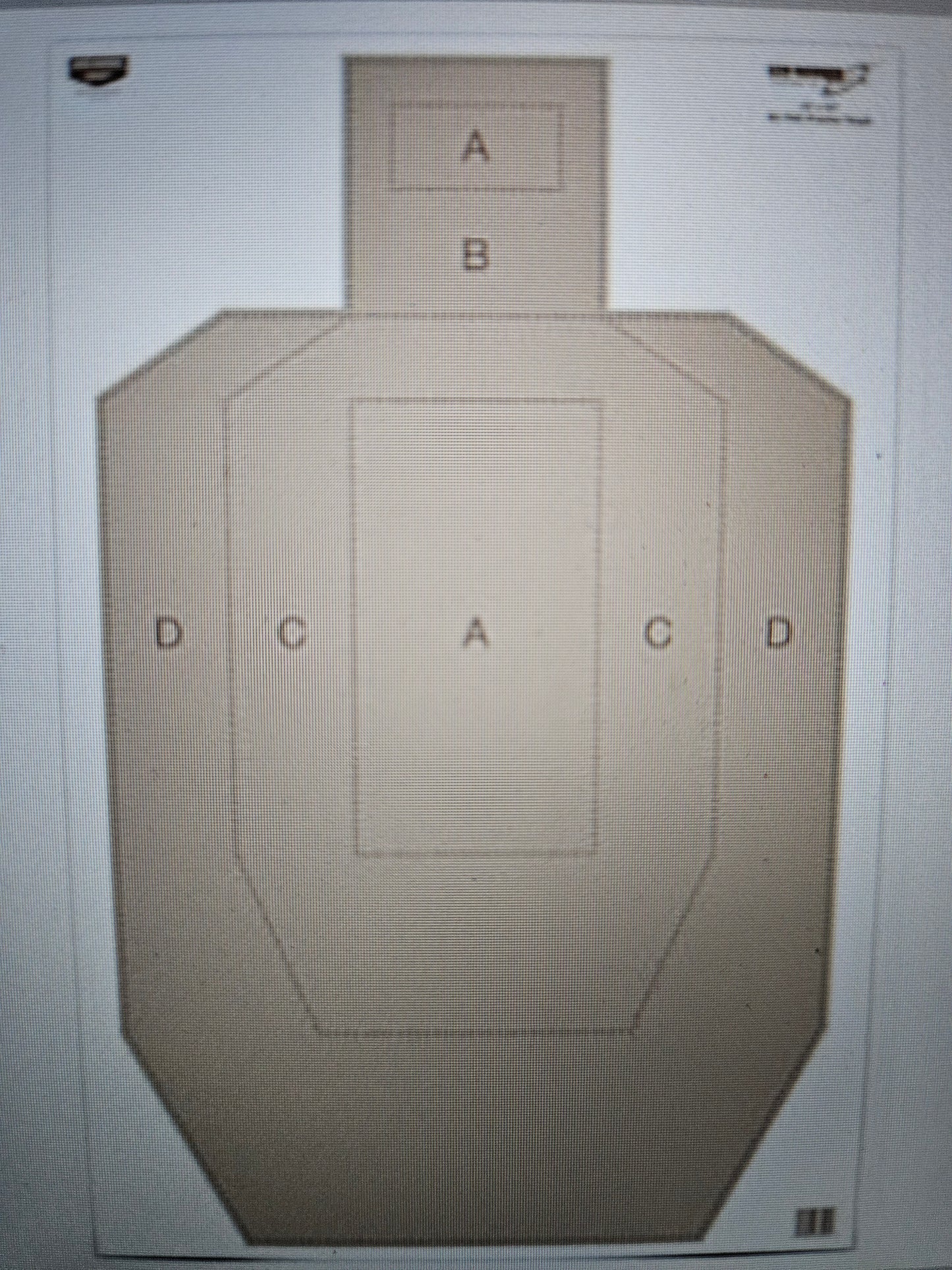 B/C targets 23" x 35" x5